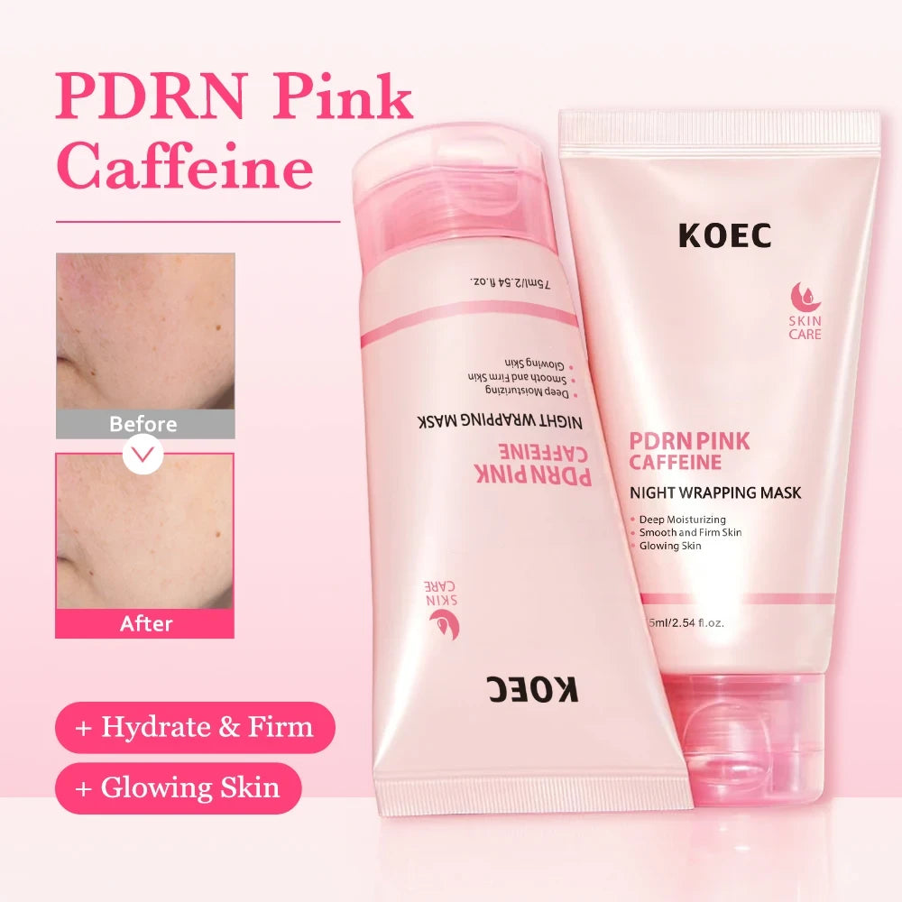 PDRN Pink Caffeine Overnight Face Mask