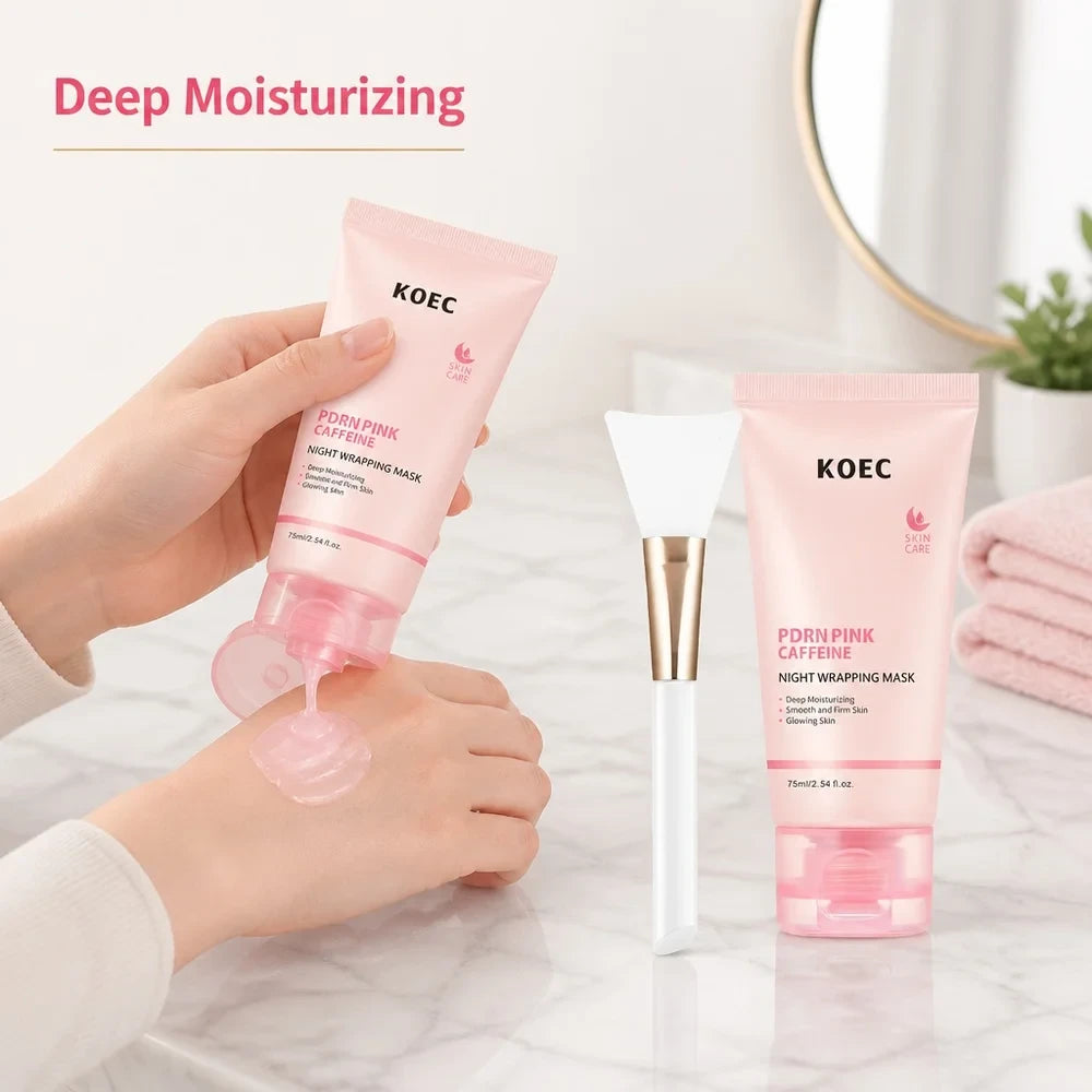 PDRN Pink Caffeine Overnight Face Mask
