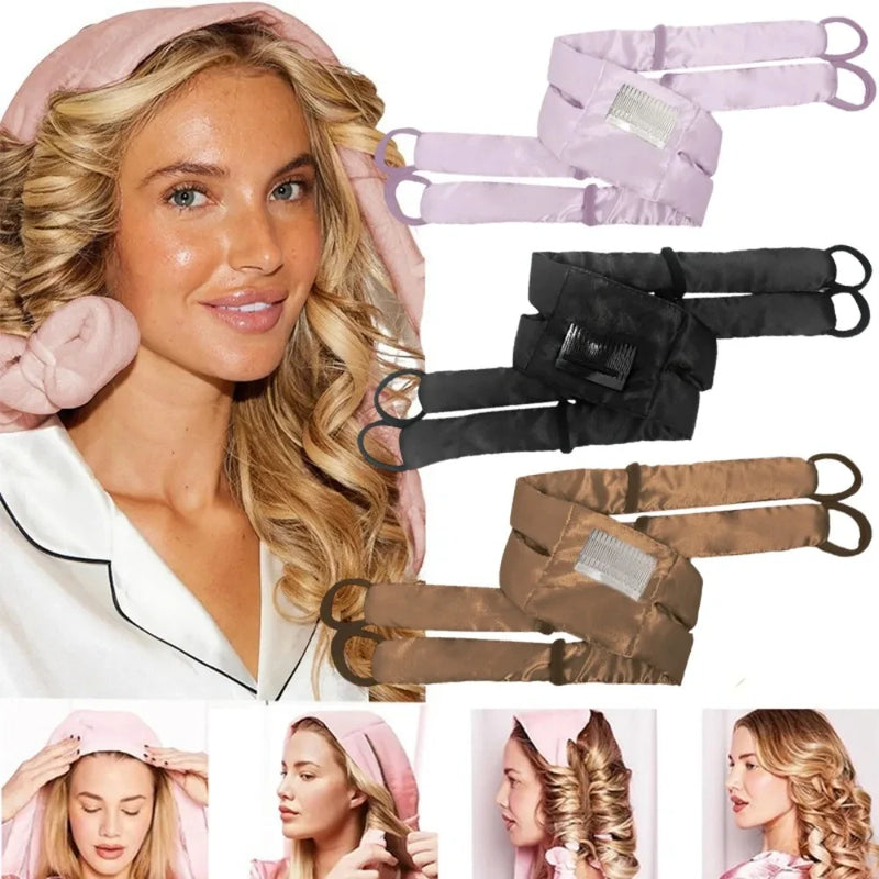 Soft Overnight Heatless Hair Curlers